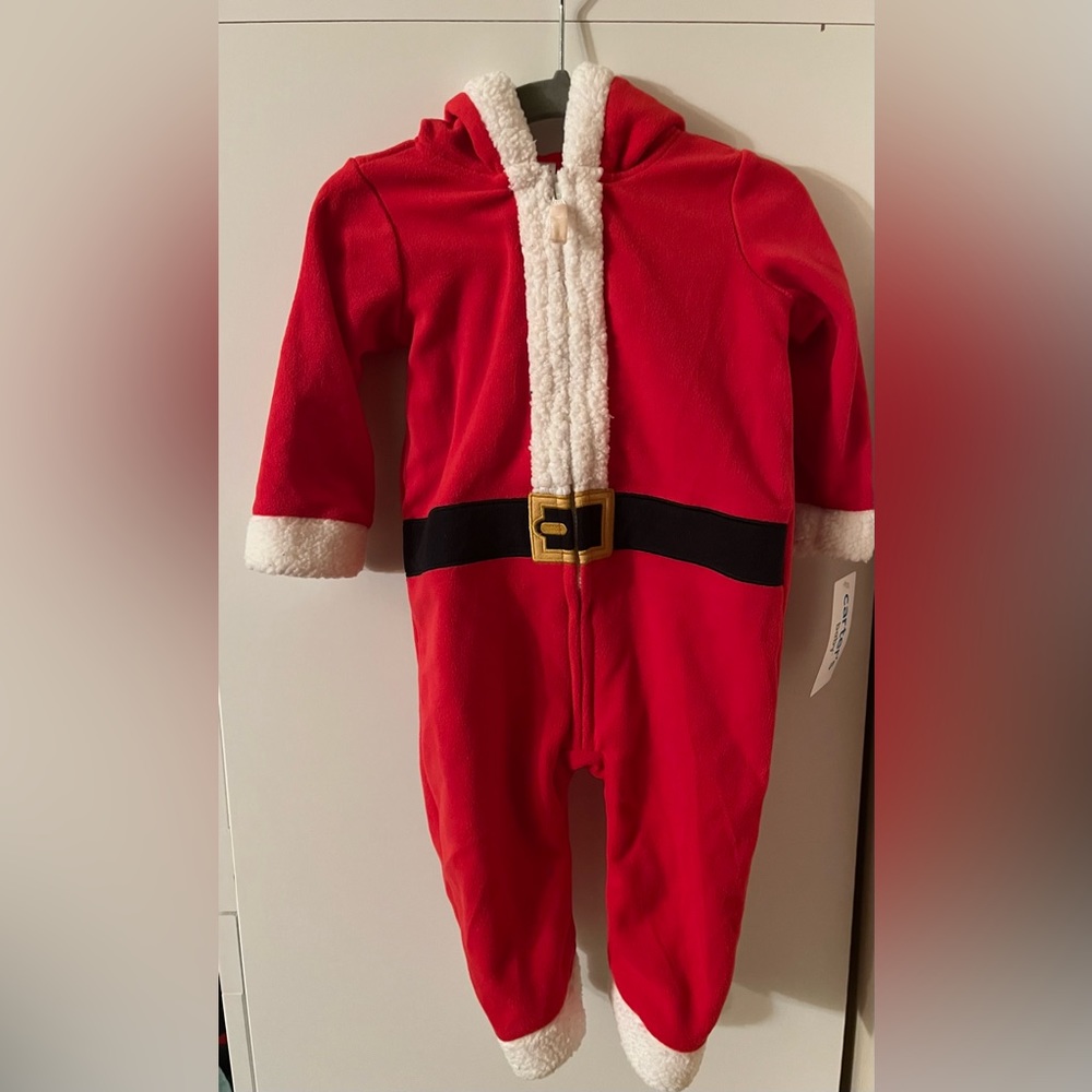 Carter’s Baby Santa Fleece Hoodie Zip-up